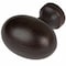 Gliderite Hardware 1-1/8 in. Oil Rubbed Bronze Oval Cabinet Knob, 5PK 5417-ORB-5 - alternate 3